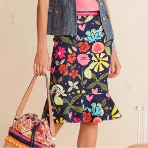 TRINA TURK | Women’s Floral Flounced Flare Skirt